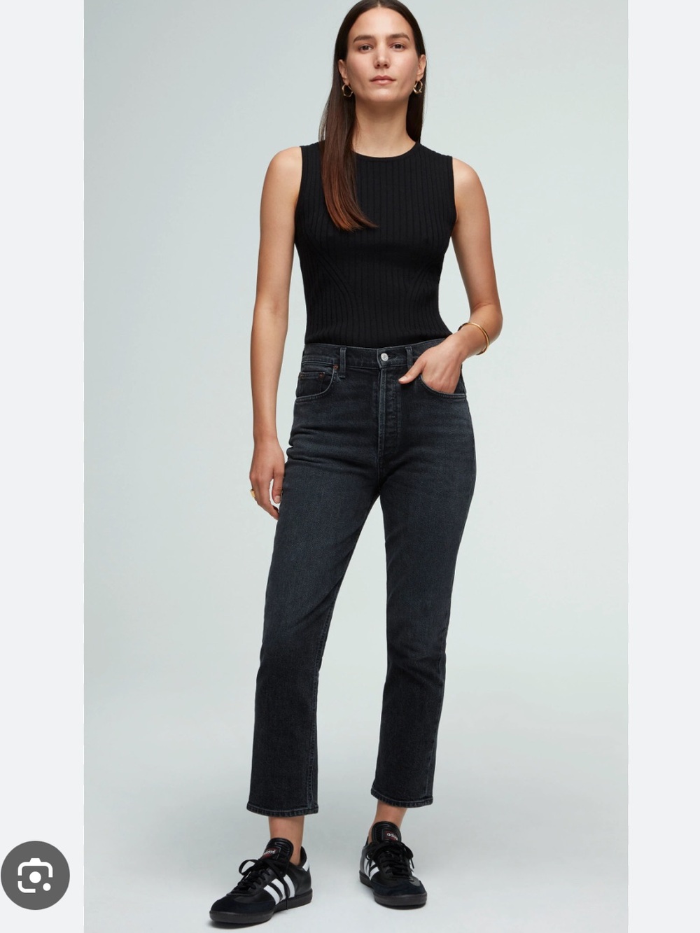 Agolde Riley Straight Slim Jeans